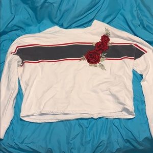 Hollister cropped sweatshirt